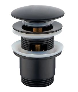 Донный клапан Rose RS01H чёрный